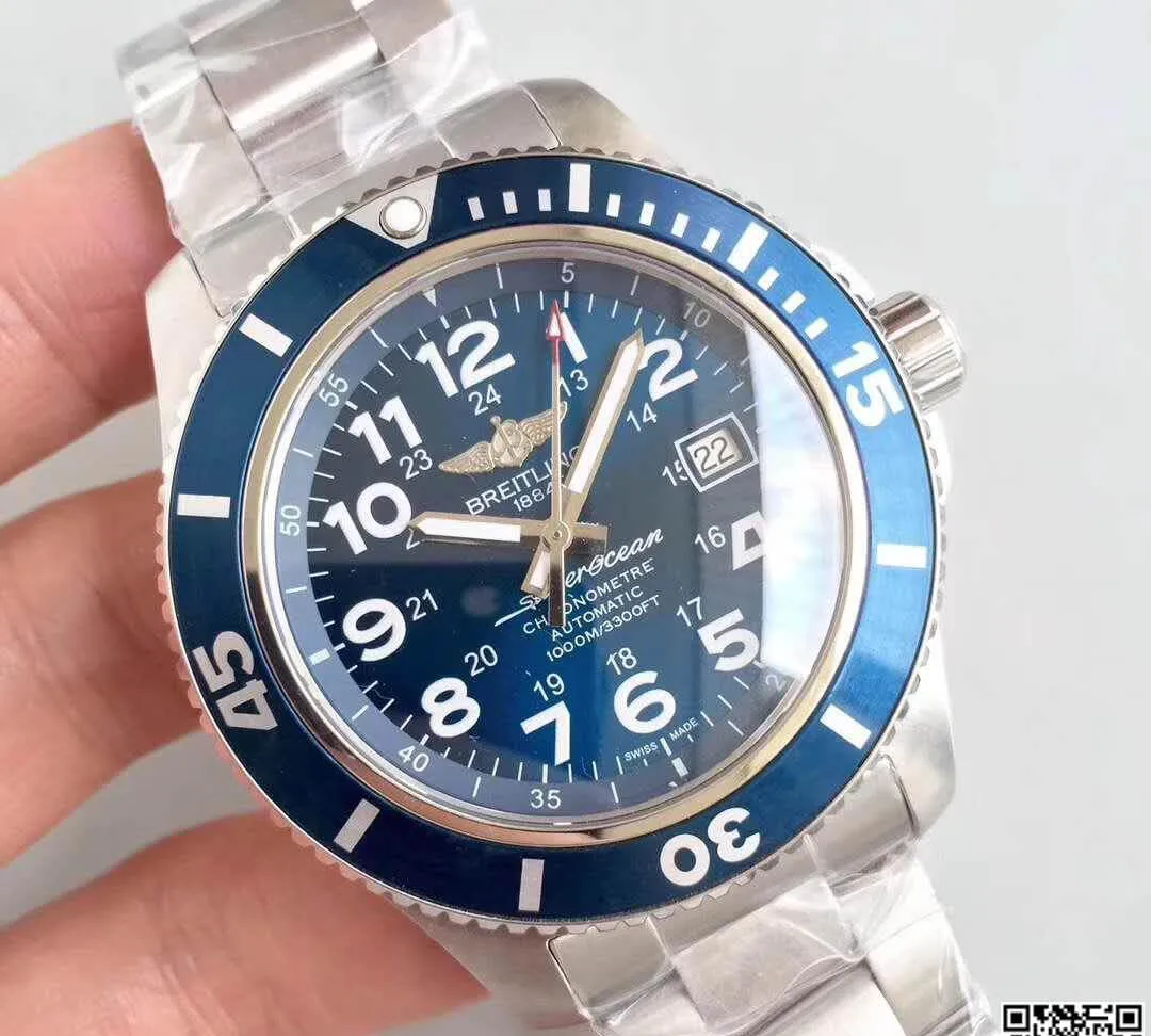 Breitling Superocean II A17392D7.BD68 GF Factory 1:1 Best Edition Replica Watch Swiss ETA2824 Blue Dial
